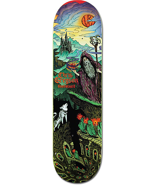 Blood Wizard Gregson 8.5" Skateboard Deck at Zumiez PDP